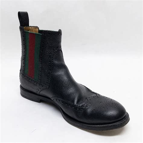 ugg gucci collab|Gucci leather Chelsea boots.